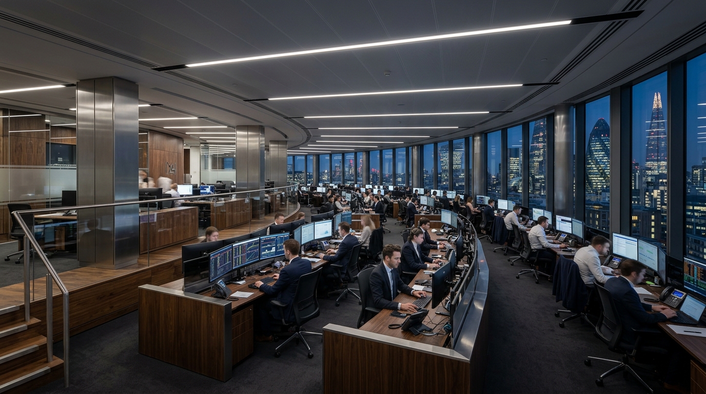 Financial Services Trading Floor